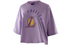 NBA Футболка с каплевидным вырезом Lakers Team женская purple
