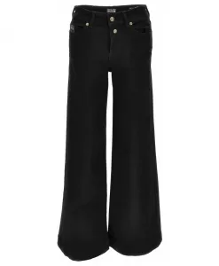 Широкие джинсы Versace Jeans Couture, черный