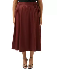 Юбка миди «Сахара Бриз» Estelle Plus, красный