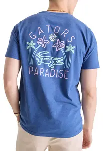 Мужская футболка с коротким рукавом chubbies, темно-синий