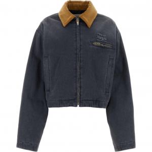 Куртка пальто женская тёмно-синяя MIU MIU