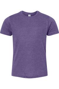 Футболка Tultex Youth Fine Jersey, цвет heather purple