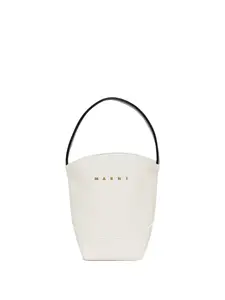 Сумка на плечо с верхней ручкой Marni Kids, белый