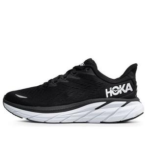 Кроссовки clifton 8 wide 'black white' Hoka One One, черный