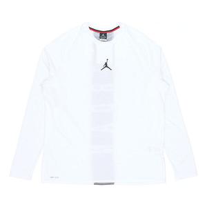 Футболка 23 alpha dri fit back print long sleeves white Air Jordan, белый