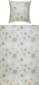 Постельное белье серебристое 1x 135x200 см + 1x 80x80 см REDBEST