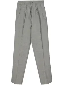 Зауженные брюки Liska в ломаную клетку ISABEL MARANT, черный