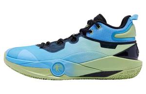 Баскетбольные кроссовки Battle Blade 6PRO Basketball Shoes Men High-Top Blue Qiaodan