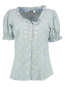 Традиционная блузка Емира цвета хаки/грязи OS-Trachten