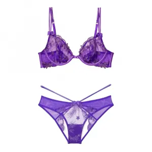 Victoria's Secret Женский комплект нижнего белья фиолетовый