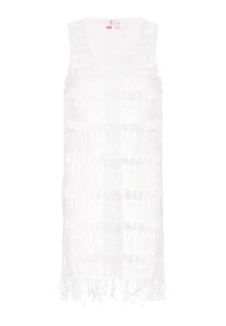 Вязаный жилет IZIA, от белого