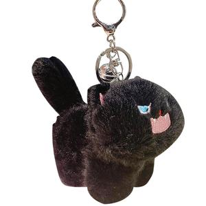 Плюшевый кулон с котиком 15 см высота Dolls and bears dance, черный