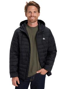 QUIKSILVER Куртка межсезонная 'Scaly' в черном цвете