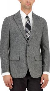 Мужской спортивный пиджак Tommy Hilfiger Modern Fit All Wool на двух пуговицах, Black