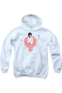 Элвис Пресли Красный Феникс Молодежная Толстовка с Капюшоном Gildan