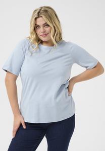 Футболка с принтом MERISA Kaffe Curve, светло-голубой