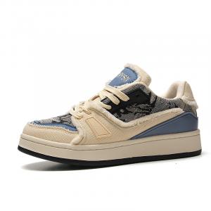 STUR YSN Износостойкие и легкие низкие кроссовки для скейтбординга, женские, джинсовые, синего цвета