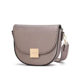 Женская сумка через плечо Isa — стильный и функциональный аксессуар от Mia K MKF Collection By Mia K., цвет pewter