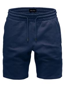 Тканевые шорты Amaci&Sons, темно-синий