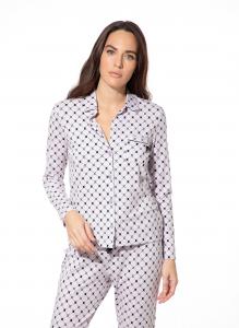 Sanetta Пижамная рубашка в пастельно-розовом цвете