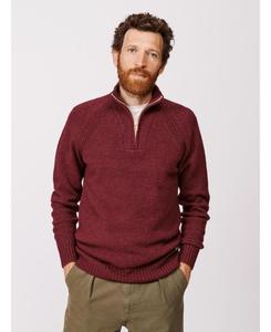 Мужской свитер Pelham с застежкой-молнией на воротнике Aubin, Port