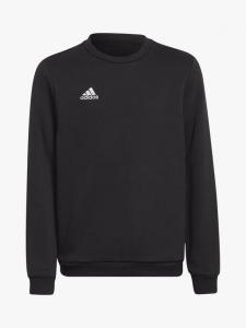 Детский свитшот из хлопковой смеси с круглым вырезом adidas, Black