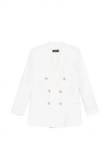 Двубортный пиджак DRHOPE, белый