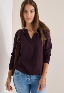 Блуза Cecil IN UNIFARBE, Rot/Dark Red