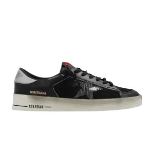 Кроссовки Golden Goose Stardan Black Silver, черный
