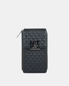 Черная женская сумка для мобильного телефона Clasper Devota & Lomba