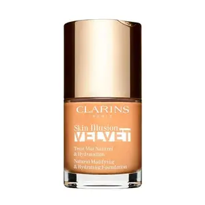 Основа под макияж с естественным финишем Skin Illusion Velvet Clarins, цвет caramel