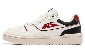 Кроссовки Qiaodan, бежевые/красные