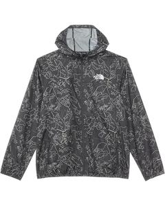 Куртка The North Face Kids Never Stop Hooded WindWall Jacket, цвет Asphalt Grey Bouldering Guide Print