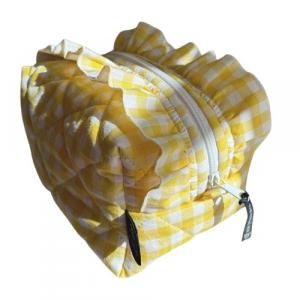 Косметичка LILI с оборками The Royal Bee - желтая