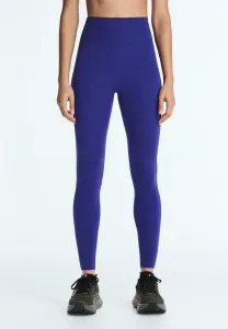 Леггинсы с высокой посадкой, компрессионные, светоотражающие, длиной до щиколотки. Oysho, Royal Blue