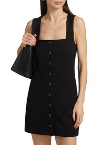 Мини-платье Marianne с пуговицами спереди rag & bone, черный