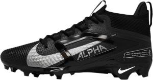 Футбольные бутсы Nike Alpha Menace 4 Elite (FD7036-600, университетский красный/командный красный/черный/белый), Black/Metallic Silver