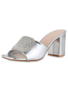 Мюли VAN HILL, серебряный