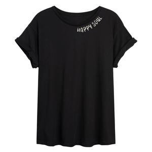 Детская струящаяся футболка с вырезом «Happy Soul» Licensed Character