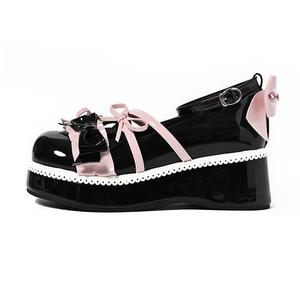 Туфли Мэри Джейн на платформе 6 см женские MCKP, Black