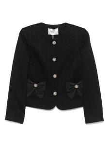 Куртка с бантом NISSA, черный