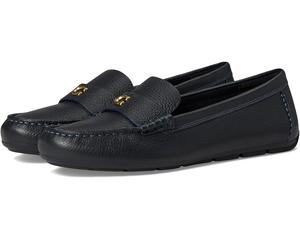 Лоферы COACH Sculpted C Leather Driver, цвет Midnight Navy