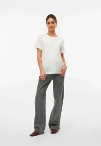 Базовая футболка normal geschnitten rundhals, 2 шт. Mamalicious, Black