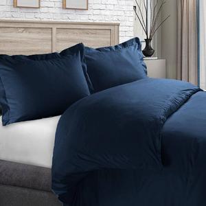 Комплект пододеяльников из 100% хлопка 450 Egyptian Linens, темно-синий