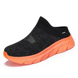 King Jinmai Скользоустойчивые и дышащие низкие повседневные кроссовки Unisex черно-оранжевые, цвет Black Orange