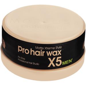 Morfose Pro Hair Wax X5 Matte, сильный воск для укладки волос, не липнет, не оставляет следов, легко смывается, 150 мл Inna Marka