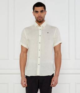 Льняная рубашка Regular fit Napapijri, экрю