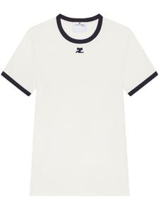 Courrèges футболка Signature, белый