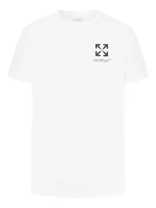 Футболка с логотипом Off-White, белый
