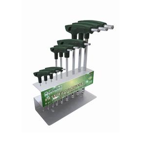 Набор шестигранных ключей Shida с Т-образной шаровой головкой, 9 предметов, 2–10 мм 09117 SATA